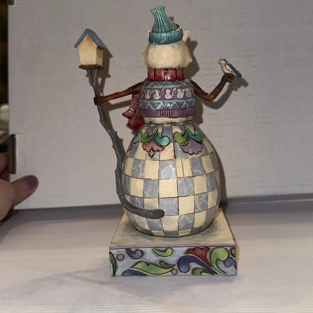 🐈⬛ NWT Jim Shore "Cool Cat" Cat Snowman Figurine - Picture 3 of 7